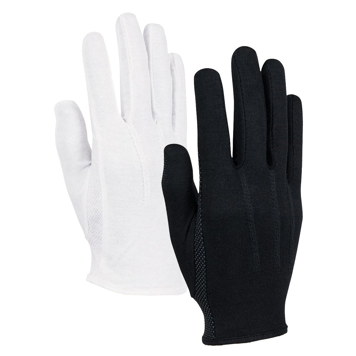 White Cotton Gloves Wrist Length